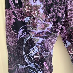 7/8 Lululemon leggings luxtreme floral purple